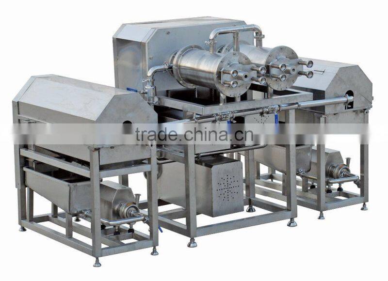 Germany filter/CE/ soybean food processing line /soymilk separating and extruding machine
