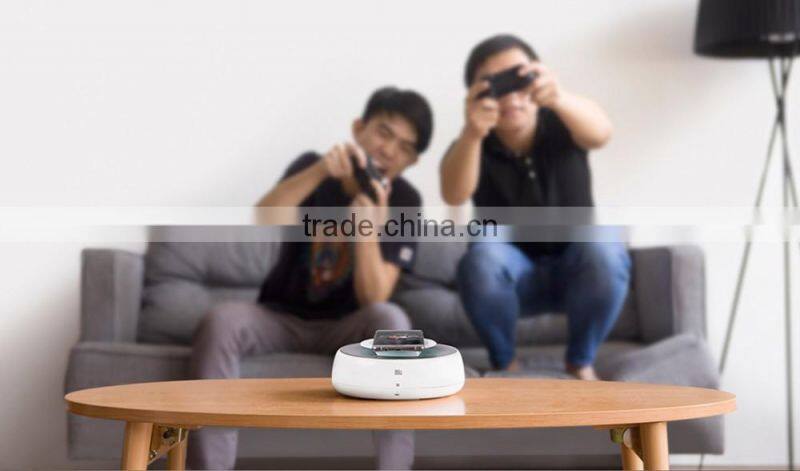 Nillkin Cozy NFC Bluetooth Speaker with MC2 Wireless Charger Alarm Clock Support Phone Call Aux Audio Input Fashion Ornaments