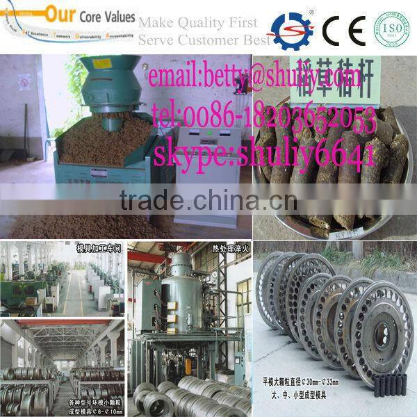 popular Bamboo Dust, Tea waste, Wheat Straw pellet briquetting machine