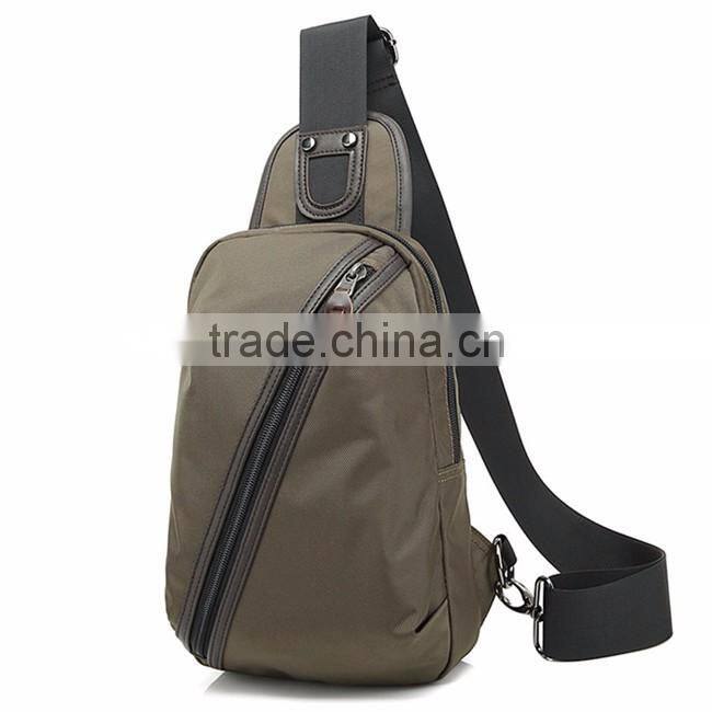 High quality multi-storey high-quality men outdoor oxford textile sling bag factory