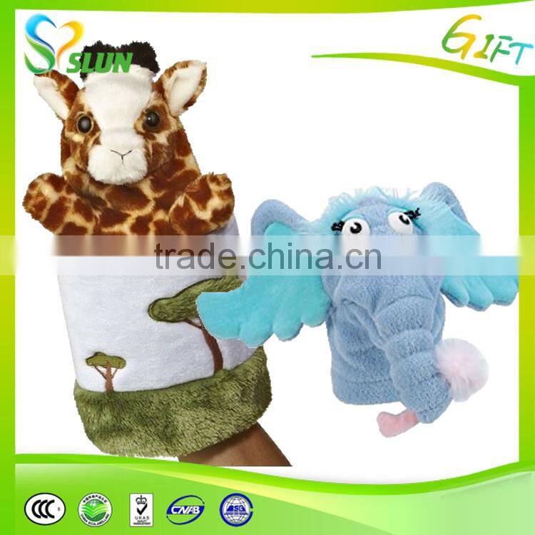 Wholesale stuffed animal monkey hand puppet plush toy