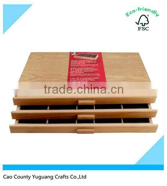 Art Alternatives Drawer Wooden Pastel Storage Box ,christmas gift