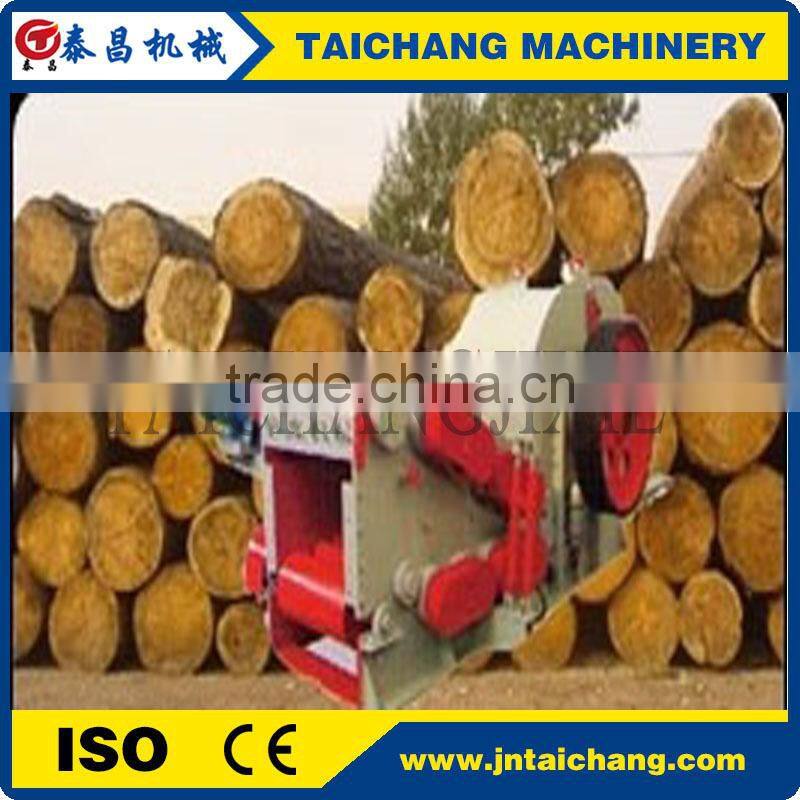 Industrial electric drum wood chipper for sale