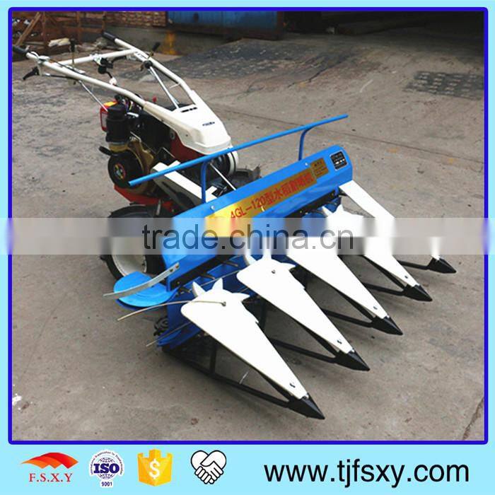 Hand-pulling 4GL-120 Used Rice Harvester