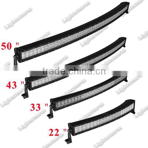 High performance! curved offroad led light bar 24w/36w/60w/72w/120w/180w/240w/288w led light bar with CE RoHS 4x4 led light bar