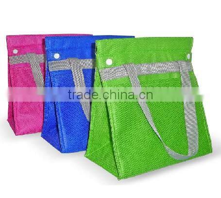 Fashion and simple lunch tote with alumnium foil ,lunch bag ,lunch box, various color to choose , OEM orders are welcome