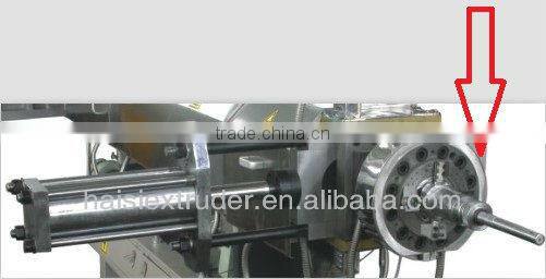 extrusion machine hot cutting die head