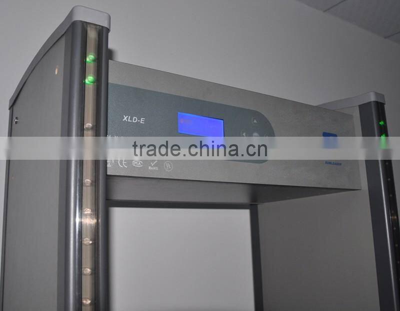 walkthrough security door frame metal detector, metal detector gate XLD-E