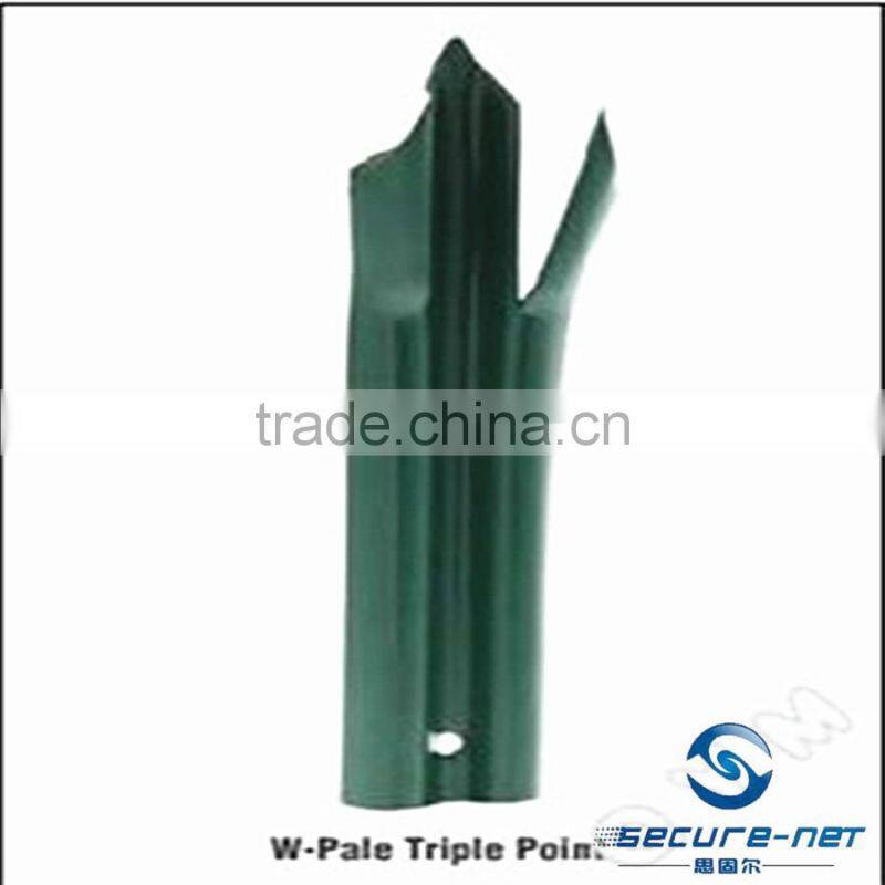 European Style vandal resistant steel palisade fencing protecting fence