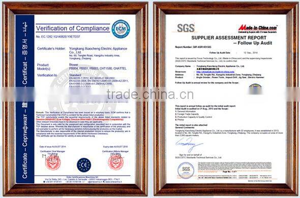 600W centrifugal blower working