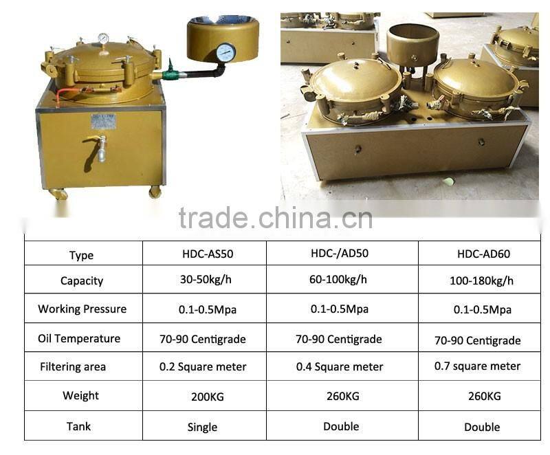 cooking oil filter machine for edible oil filter