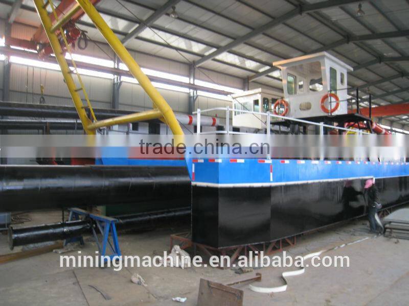 River sand pump dredger with dredging pumps