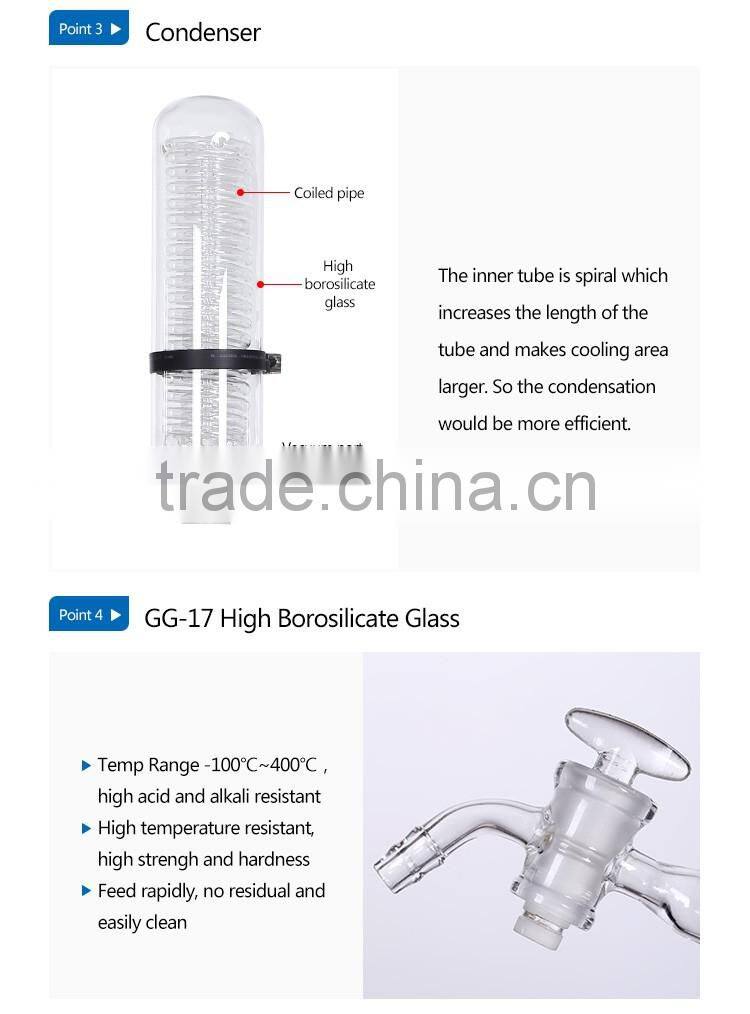 Lab Vacuum Rotary Evaporator with Digital Display