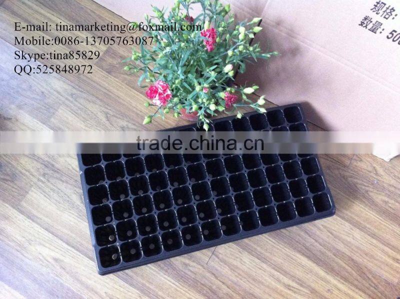China High Quality Deep Root PS Material Plastic Forest Nursery Seed Starting Tray for Tree Propagation