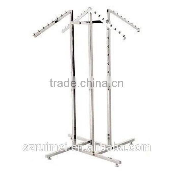 Metal Display Standing 2 Way Clothing Rack
