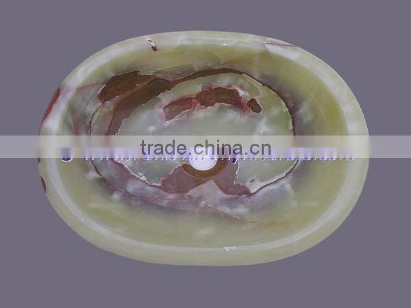 Natural Color DARK GREEN ONYX OVAL SINKS AND BASINS