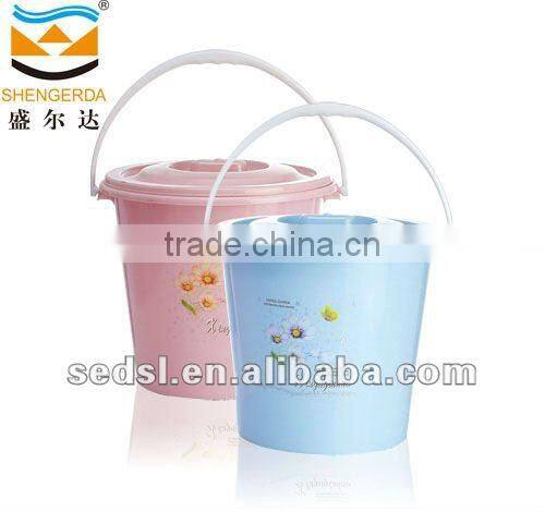 plastic bucket with lids,bucket,water bucket