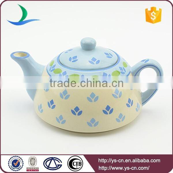 Wholesale hand painted ceramic tea set for one in European style