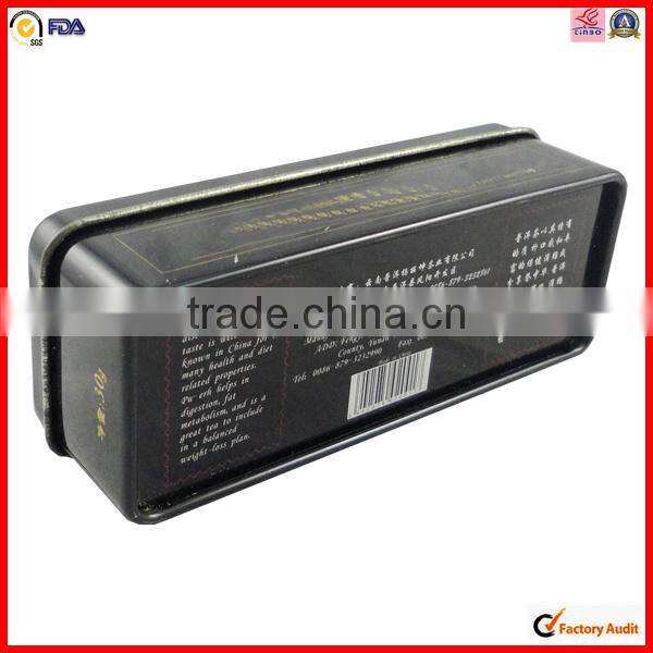 metal custom print luxury wine tin box