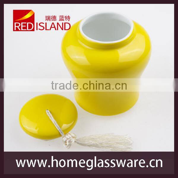 colorful ceramic Tea Canister Container Storage Jar