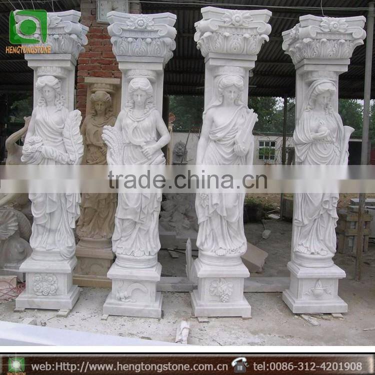 Decorative Marble Wedding Pillars And Columns For Sale