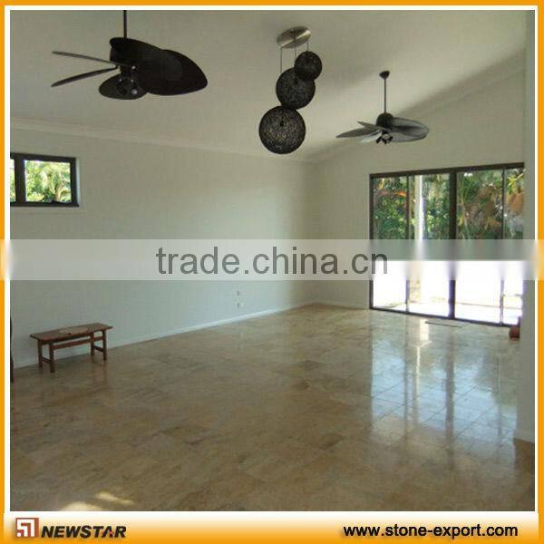 polished walnut travertine