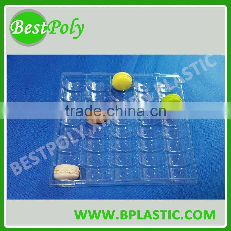 Custom made thermoformed plastic packaging blister tray