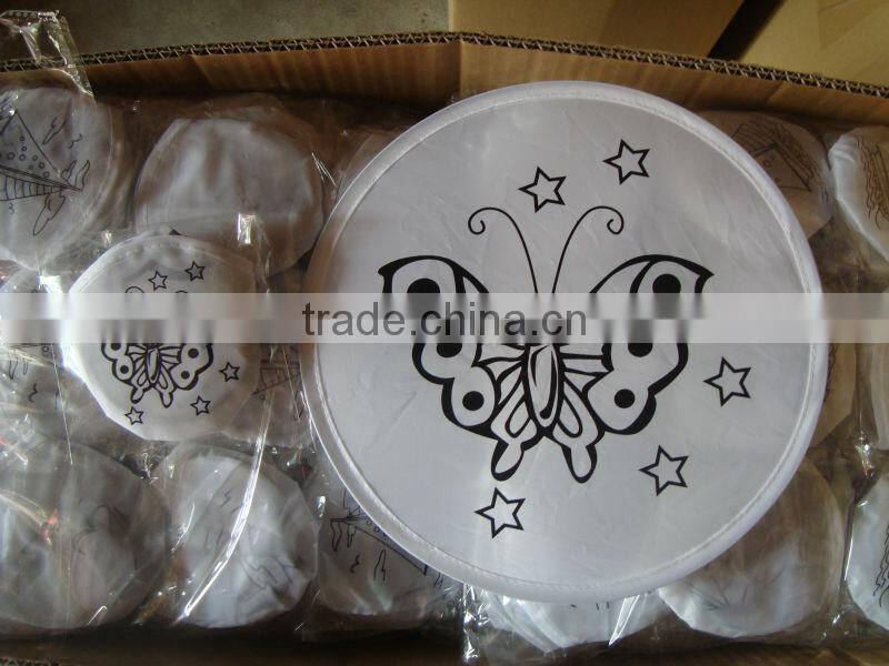 Custom foldable collapsible frisbee