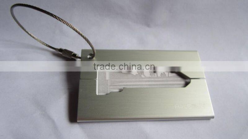 Custom Design Airplane Shape Luggage Tag