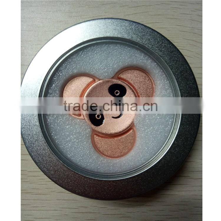 Chinese Panda Metal Spinner Toy, hand spinner finger Gyro toys
