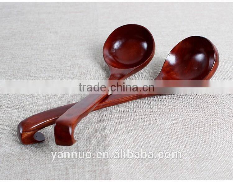 Chinese Wood Soup Spoon For Natural wooden Kitchen Tableware