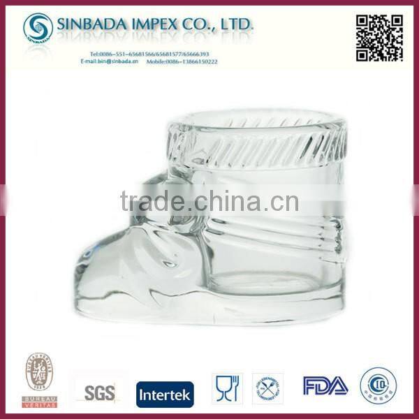 Star shape tealight heat resistant glass candle holder