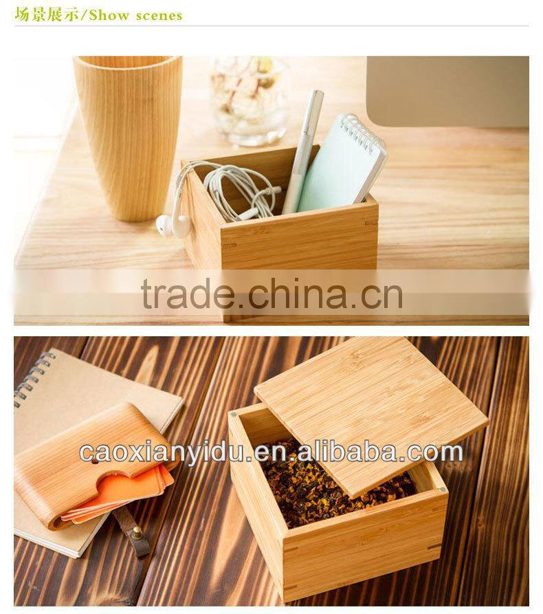 Storge Box Mini Samll Bamboo Gift Box For Sale For Watch or Tea