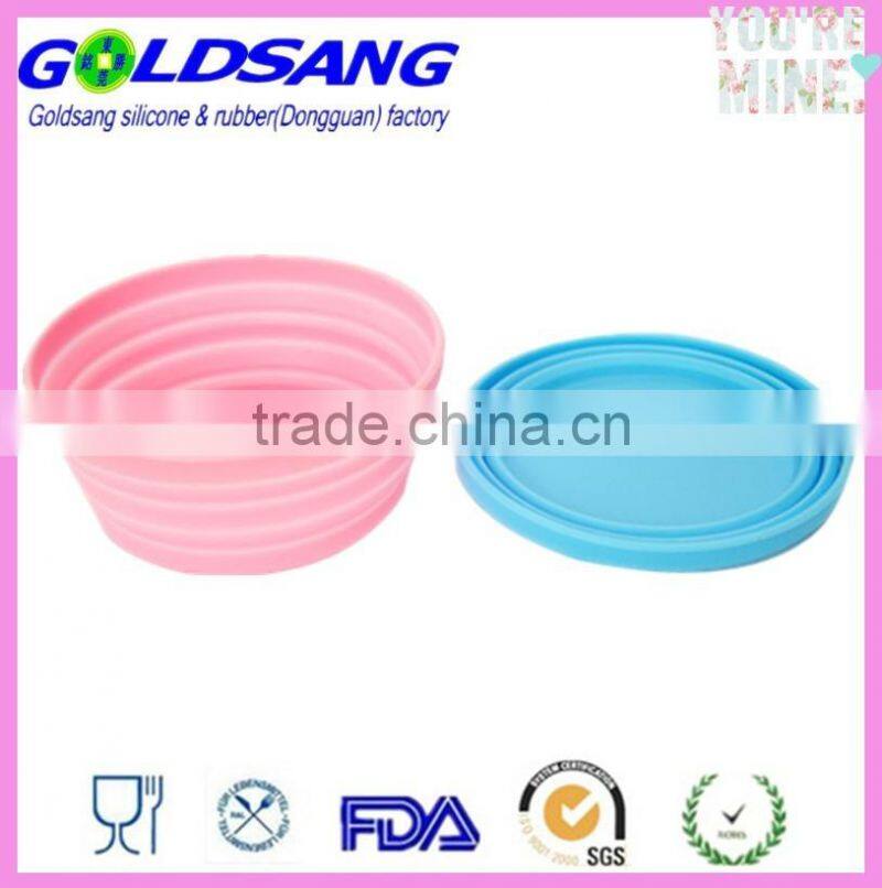 Leakproof Lunch Box Container square shape folding bowl