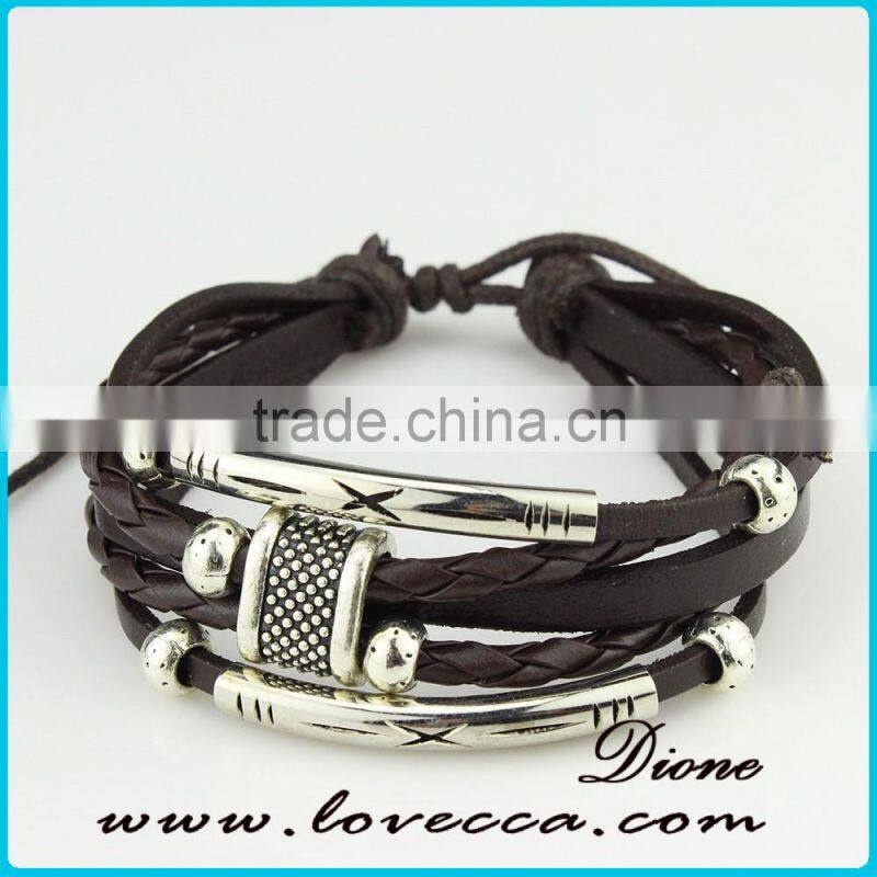 Love letters PU leather hot sale bracelets for couples
