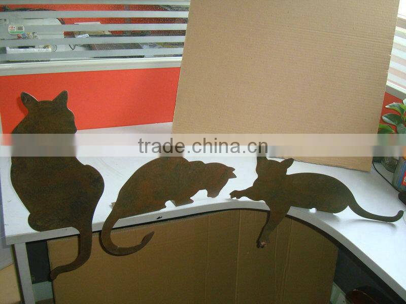 Metal Cat Decoration
