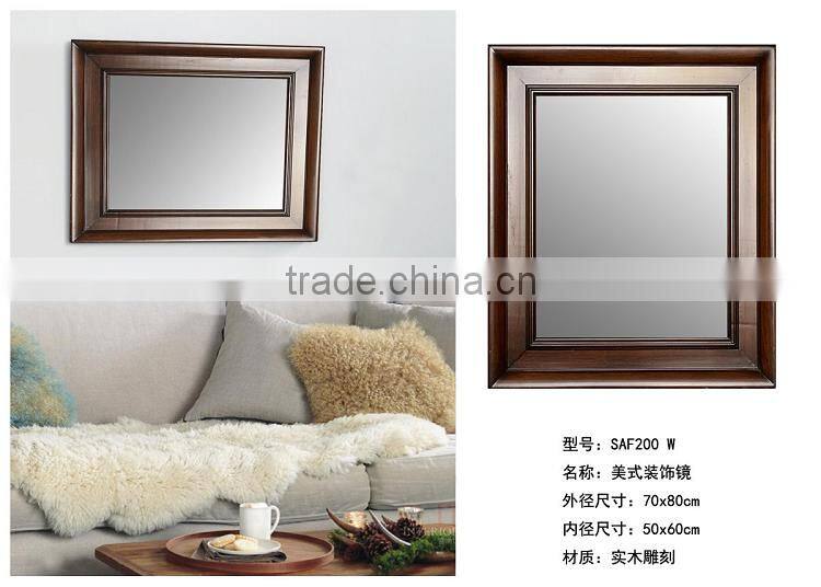 Hand Carved Decorative Wood Mirror Frame Moulding