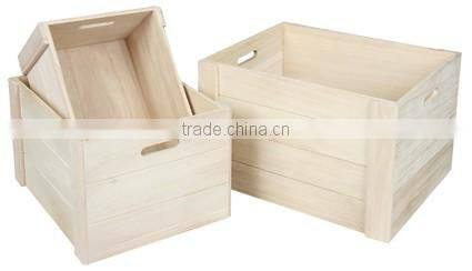 Manufacture natural wood box for storage for ZL-001