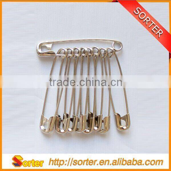 stainless steel silver color hot sale safety pin