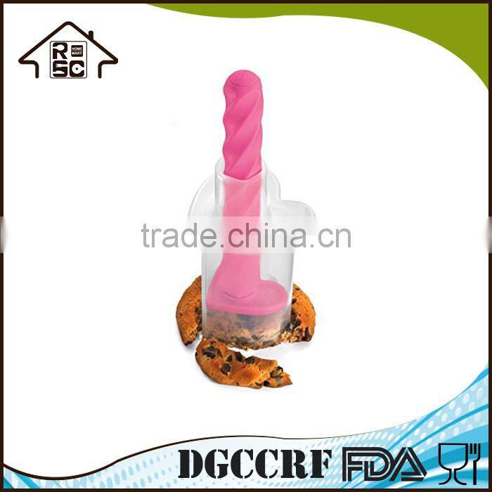 Plastic Mini Ice Cream Sandwich Maker,Home Portable Ice Cream Sandwich Maker and Cutter for Kids