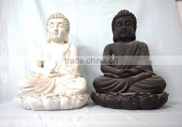 Decor fiberglass clay buddha statues for sale