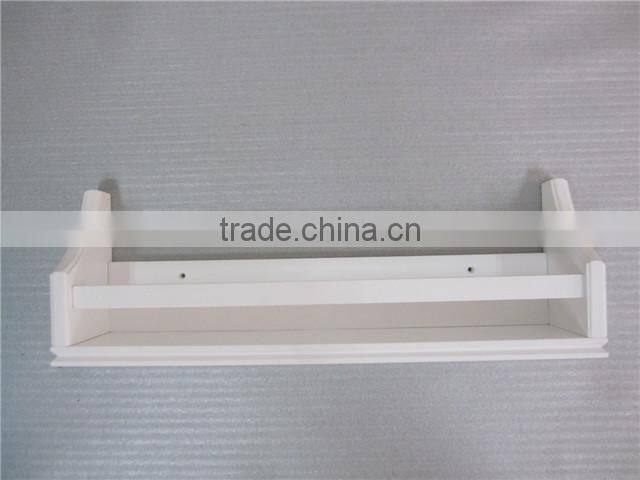 white modern bedroom furniture Wooden Wall Shelf