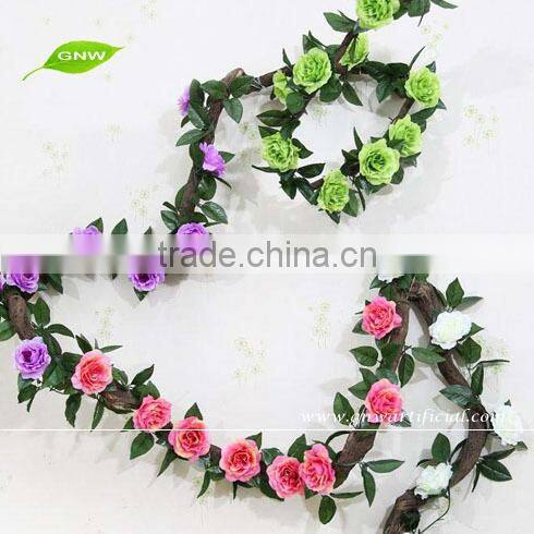 artificial wisteria flower garland for wedding wall decoration FLV01-1 GNW