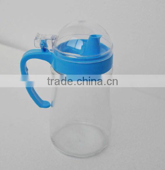 Hot style high quality glass drinking water pot with cap