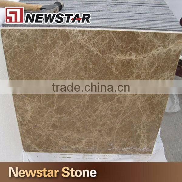 Newstar Light Emperador Stone Flooring Polished Marble Tile for Sale