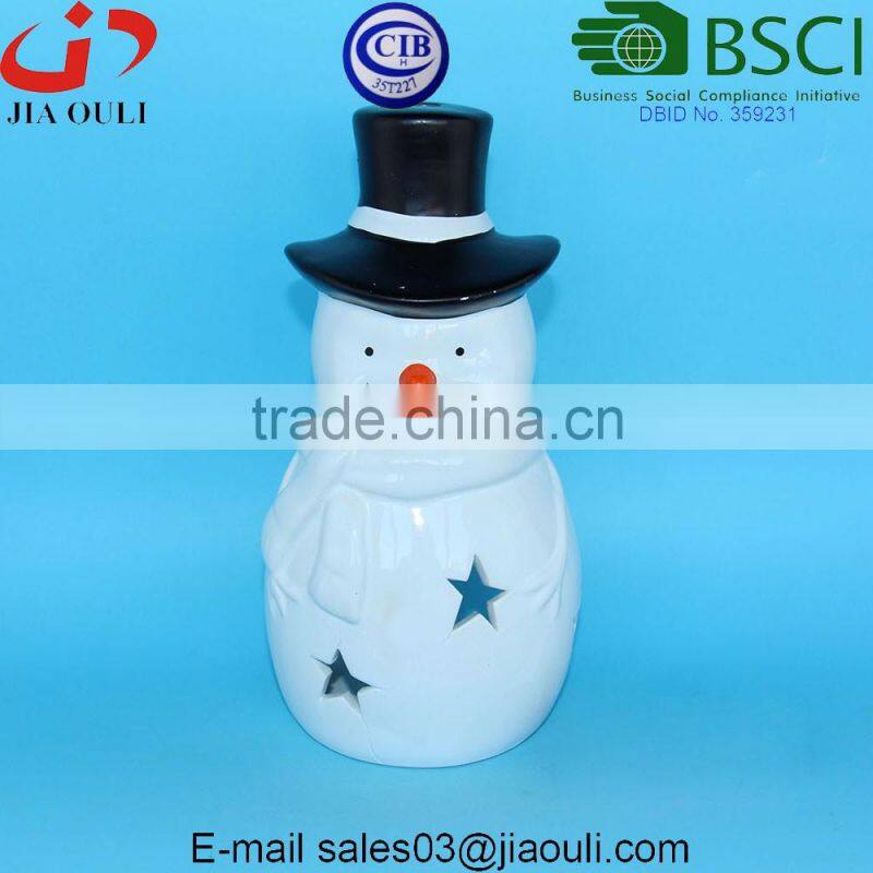 BSCI Certificate Factory Christmas decoration Gold Ceramic deer