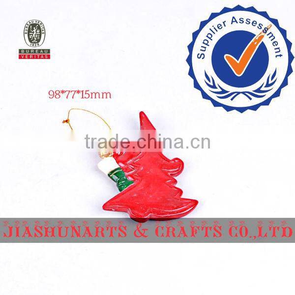 Christmas Tree Snowman Ceramic Wall Ornaments