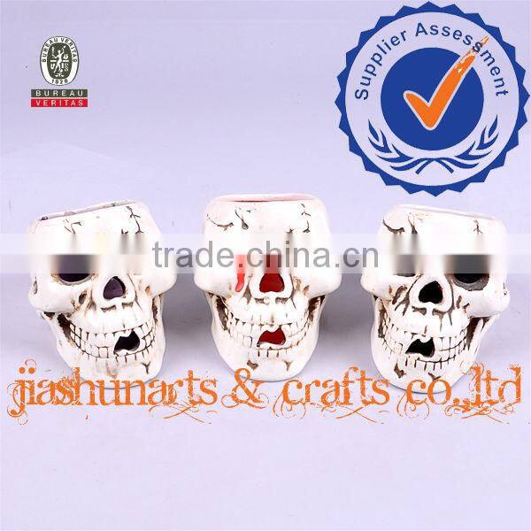 Halloween Skull Decoration Candlesticks