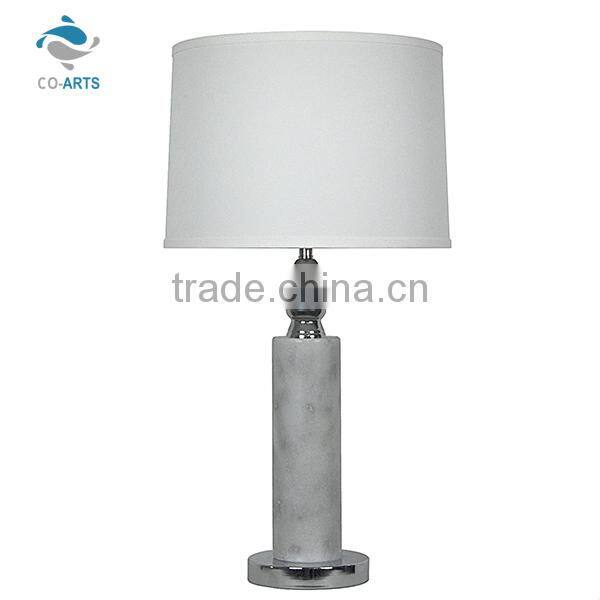 European design indoor decoration white small plug table lamp