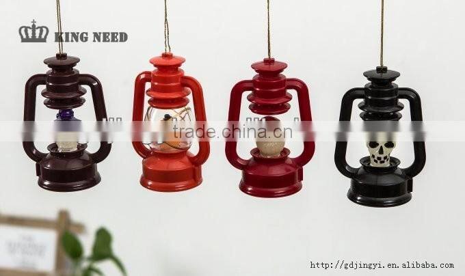 plastic led warmwhite lighting small lantern Halloween decorations
